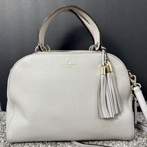 Kate Spade Atwood Place Bayley City Scape. Shoulder Bag Light Grey